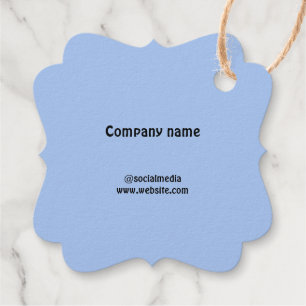 Foil Favour Tag