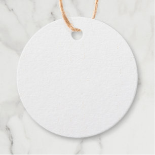 Foil Favour Tag