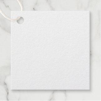 Foil Favour Tag