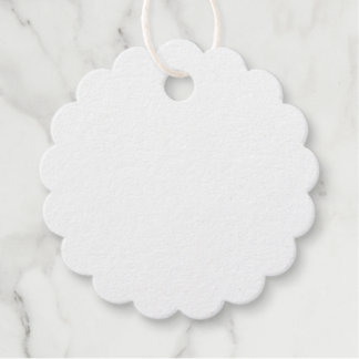 Foil Favour Tag