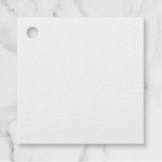 Foil Favour Tag