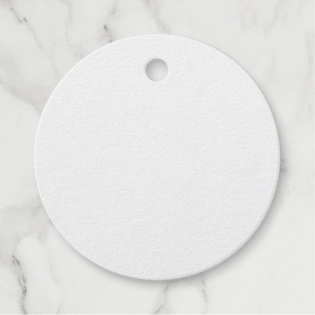 Foil Favour Tag (Front)