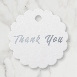 Foil Favour Tag