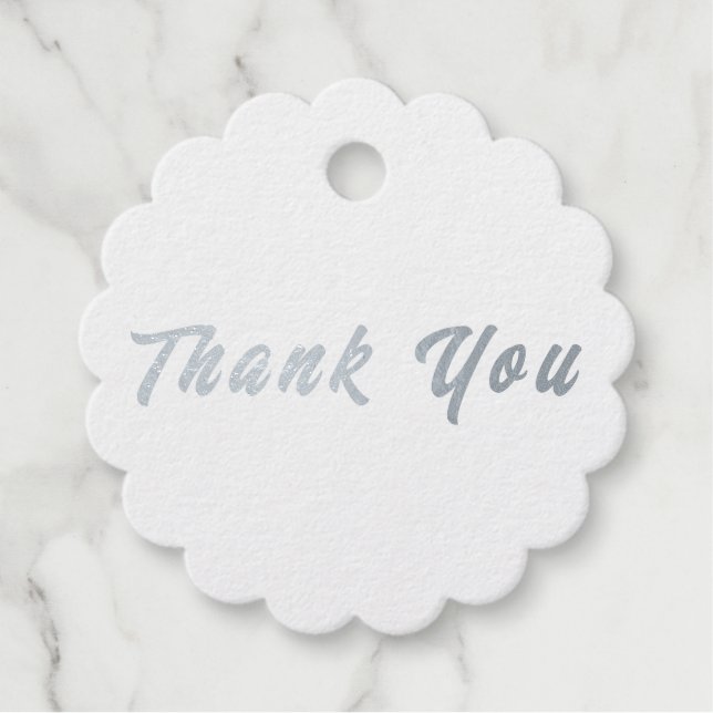 Foil Favour Tag (Front)