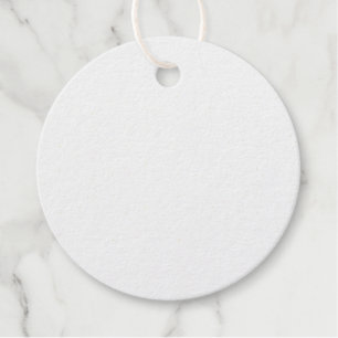 Foil Favour Tag