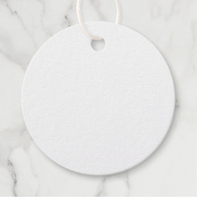 Foil Favour Tag (Front)