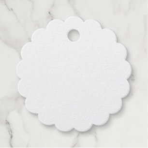 Foil Favour Tag