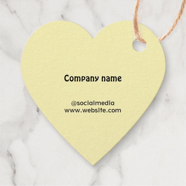 Foil Favour Tag (Back)