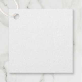 Foil Favour Tag