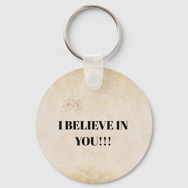 Foil Gift Tag Key Ring (Front)