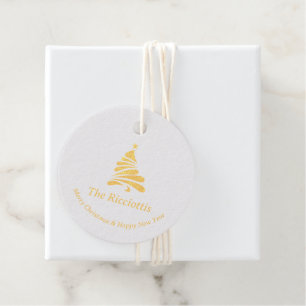 Foil Gift Tags, Christmas Gift Tags, Snowflake Favour Tags