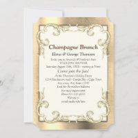 Foil-Gold-Silver-Brass Couple Shower