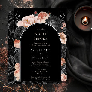 FOIL Gothic Vintage Arch Wedding Night Before