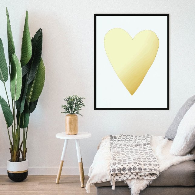 Foil Heart Valentine's Day Art Print Poster (Creator Uploaded)