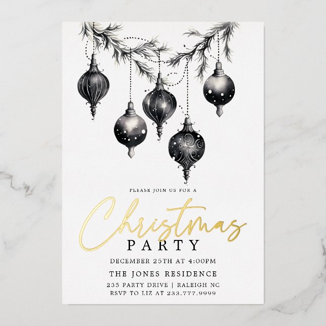 Foil Holiday Card (Front)