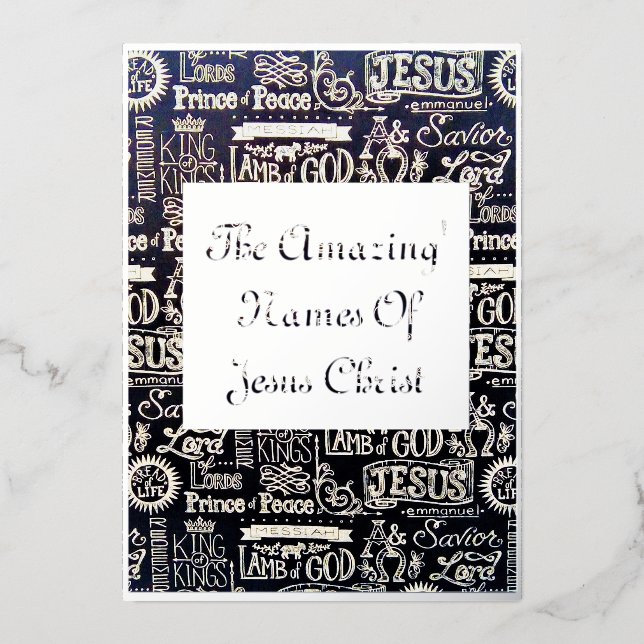 Foil Holiday Card (Front)