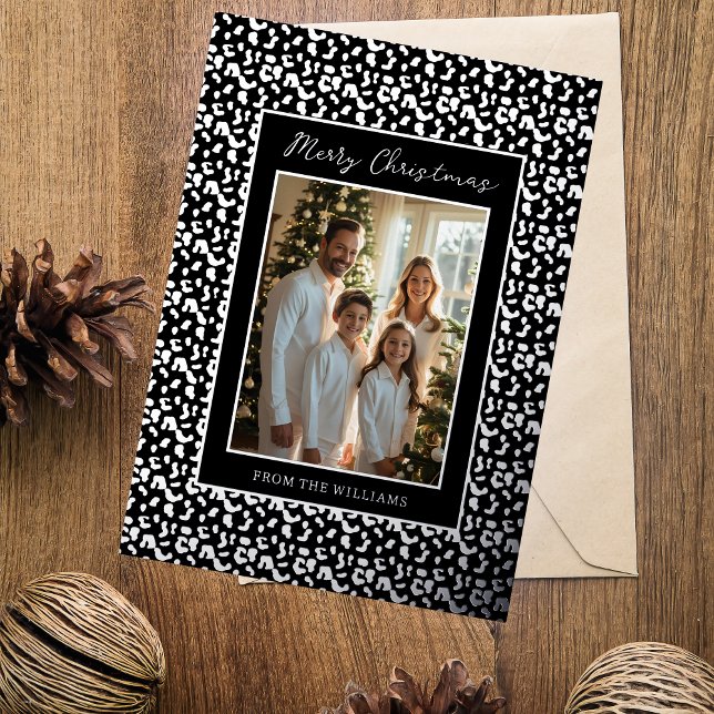 Foil Holiday Editable Christmas Cards Template  (Creator Uploaded)