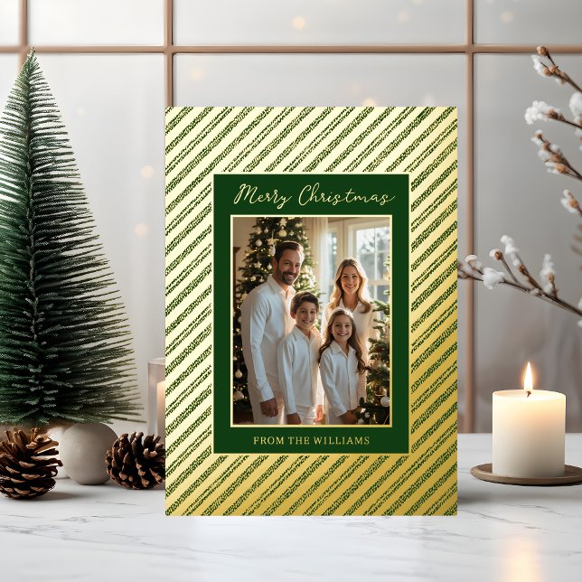 Foil Holiday Editable Christmas Cards Template     (Creator Uploaded)
