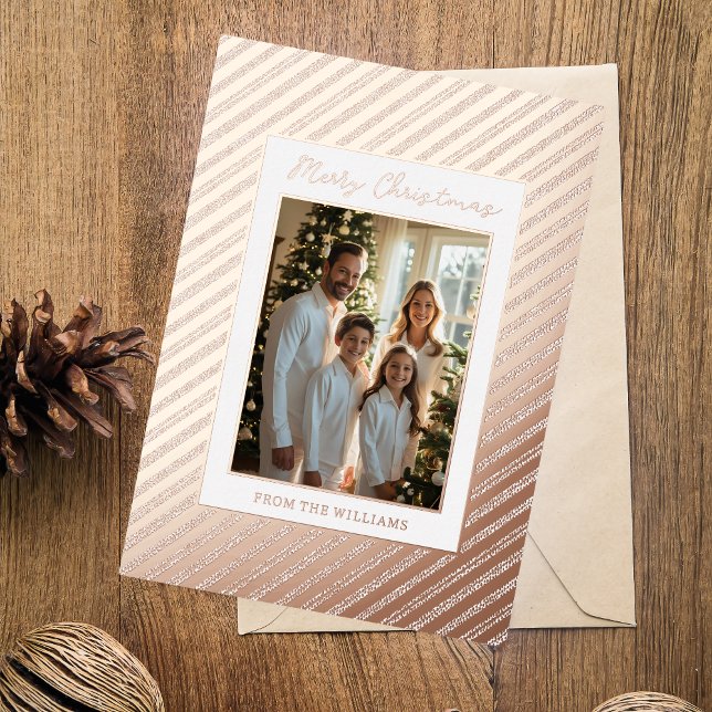 Foil Holiday Editable Christmas Cards Template  (Creator Uploaded)