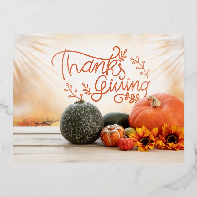 Foil Holiday Post Card (Front)