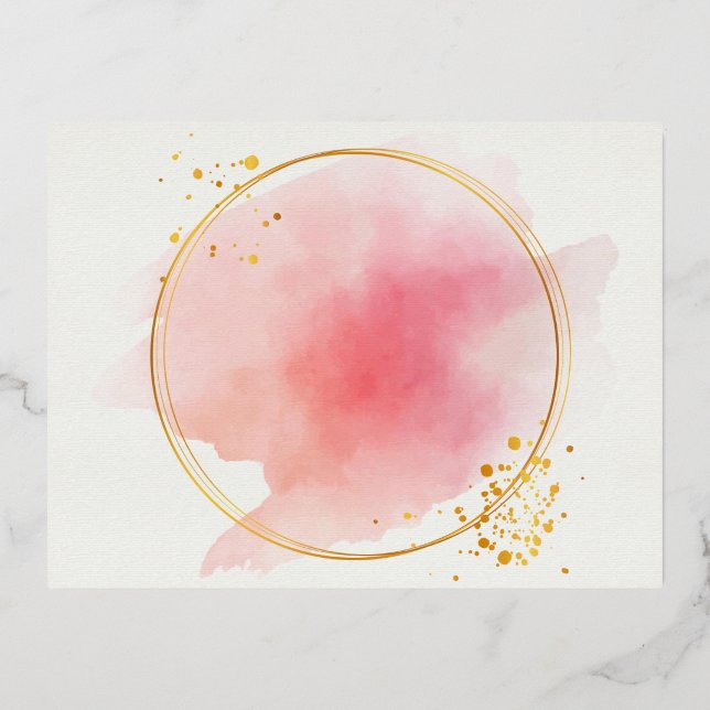 Foil Holiday Post Card (Front)