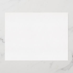 Foil Holiday Post Card