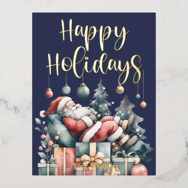 Foil Holiday Post Card (Front)
