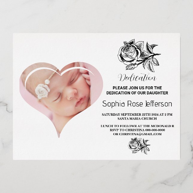 Foil Holiday Post Card (Front)