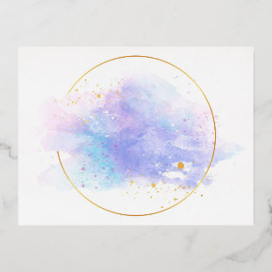 Foil Holiday Post Card