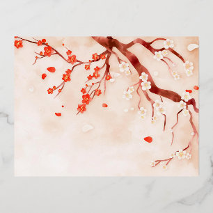 Foil Holiday Post Card