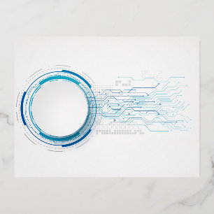 Foil Holiday Post Card