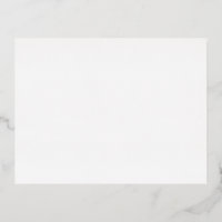 Foil Holiday Post Card