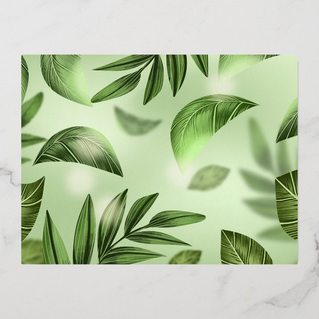 Foil Holiday Post Card (Front)