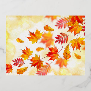 Foil Holiday Post Card