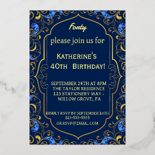 Foil Invitation