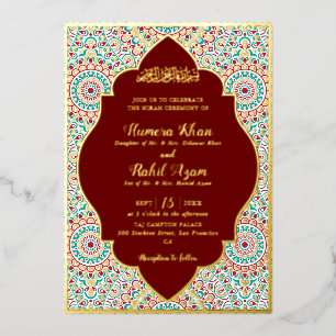 Foil Invitation