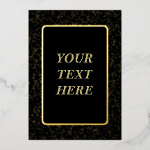 Foil Invitation