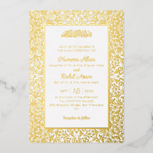 Foil Invitation