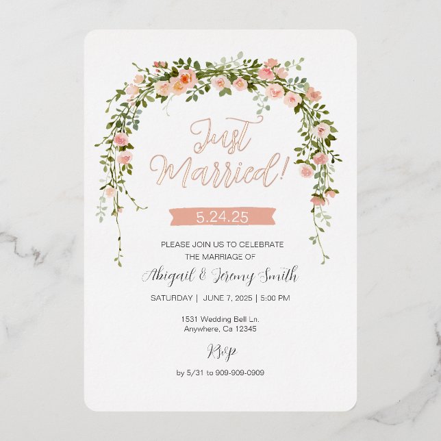 Foil Invitation (Front)