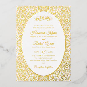 Foil Invitation