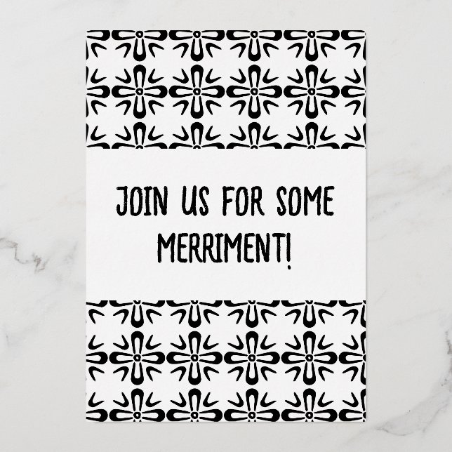 Foil Invitation (Front)