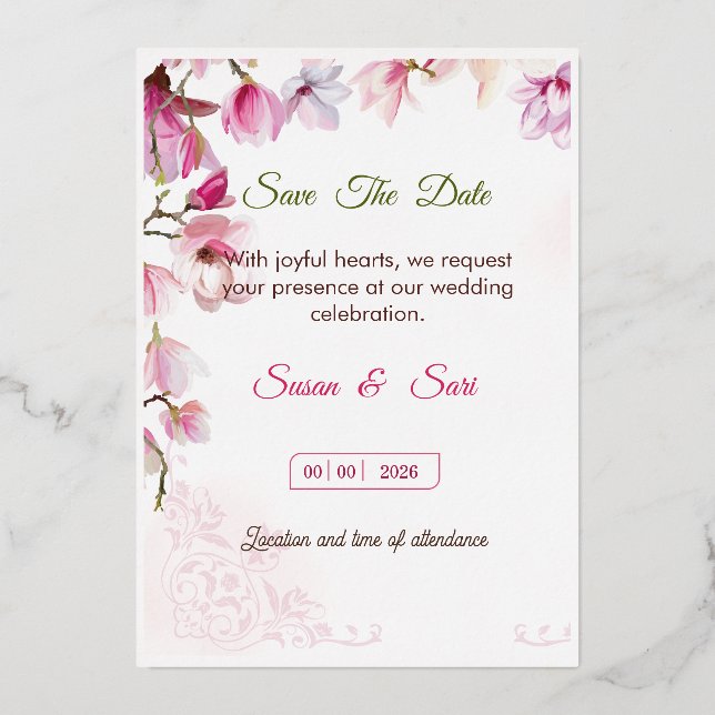 Foil Invitation (Front)