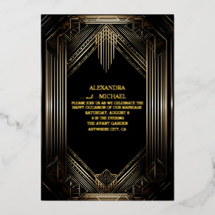Foil Invitation