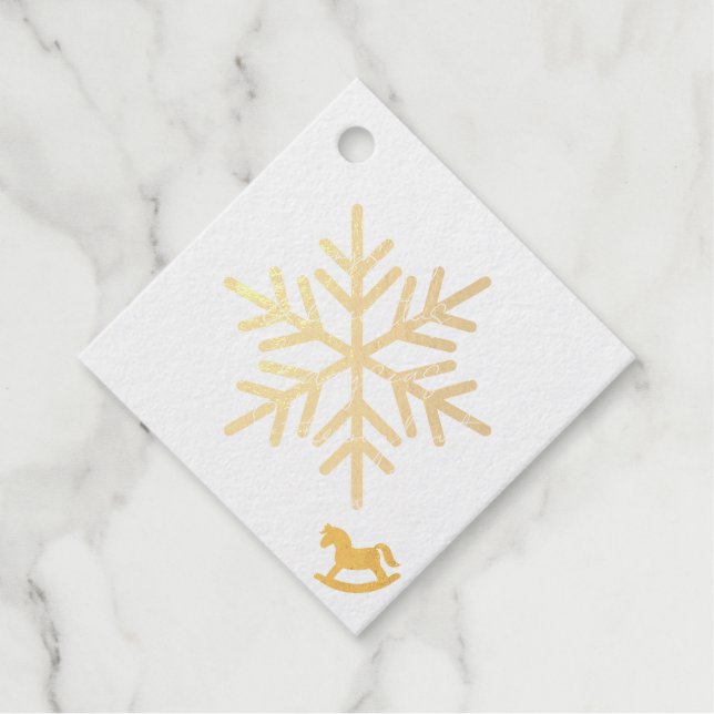 Foil Invitation Favour Tags (Front)