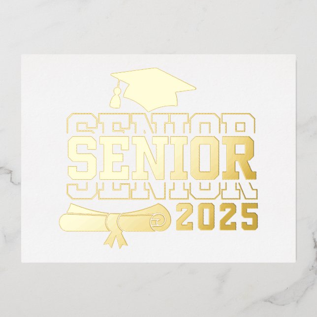 Foil Invitation Postcard (Front)