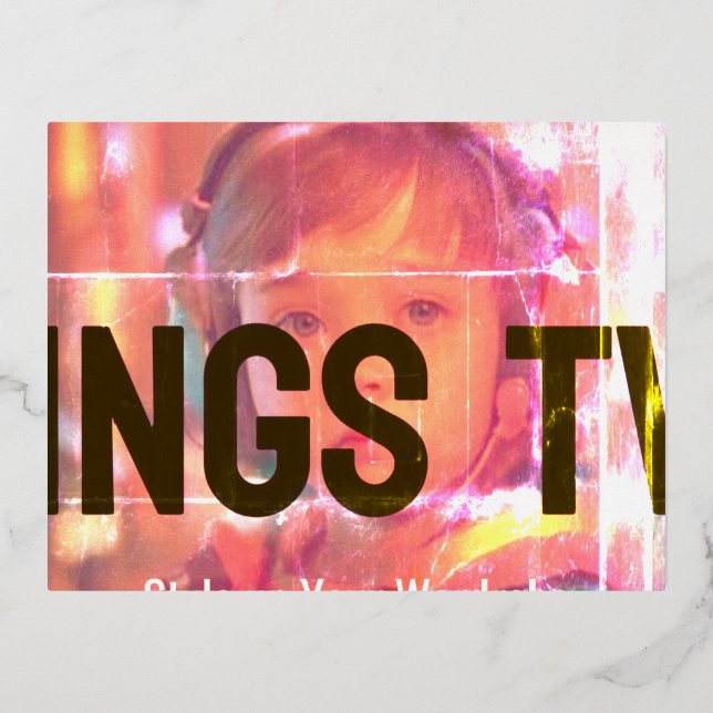 Foil Invitation Postcard (Front)