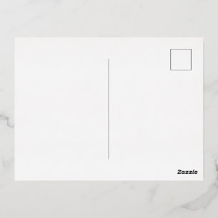 Foil Invitation Postcard