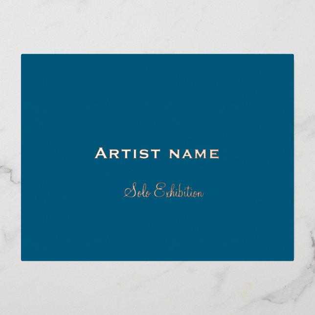 Foil Invitation Postcard (Front)