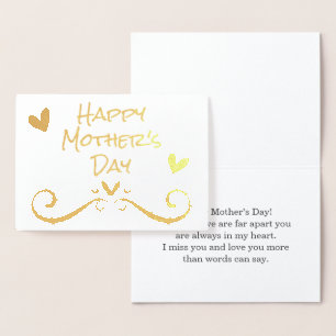 Foil Mother's Day Card, Happy Mama's Day Foil Card