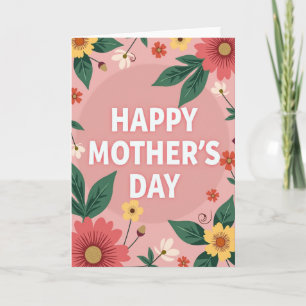 Foil Mothers Day Message Card